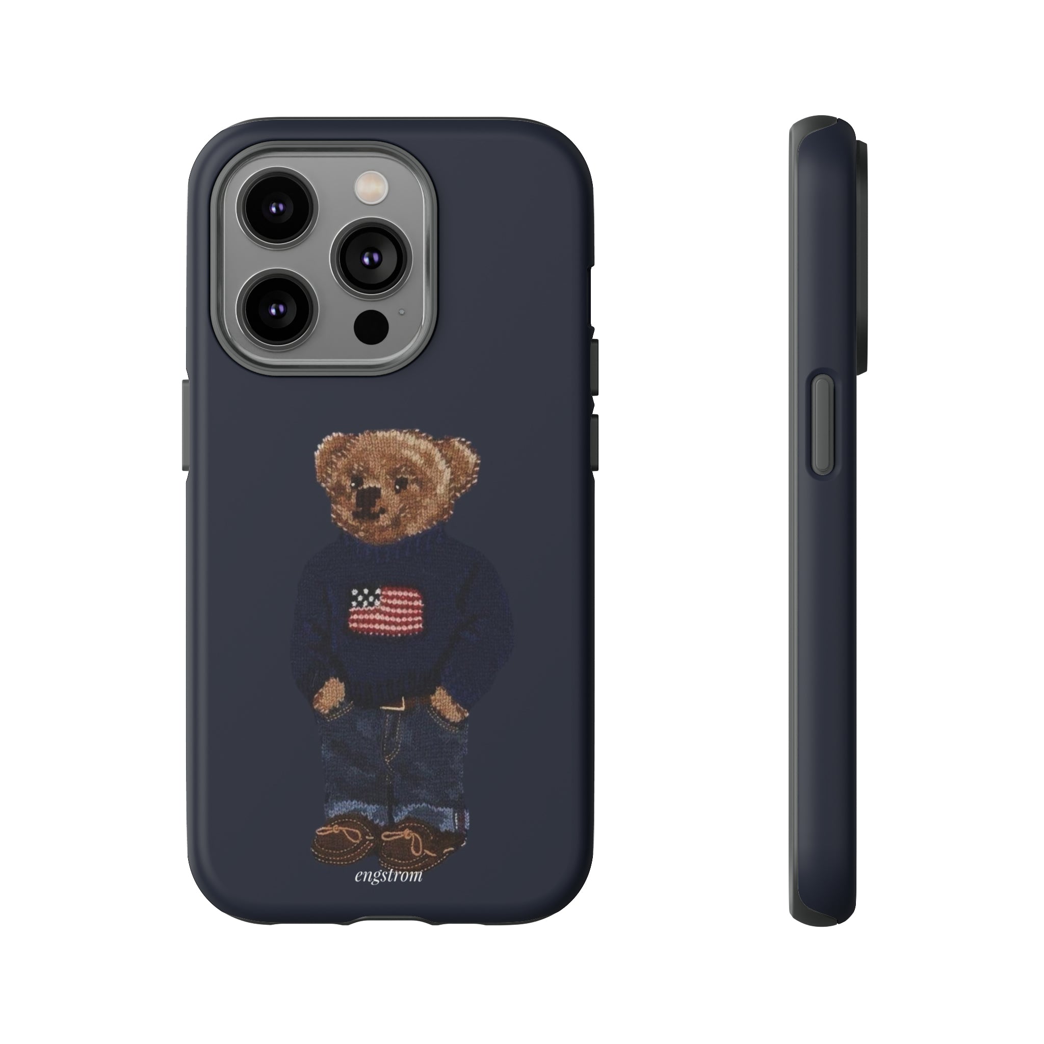 Navy Blue Bear Case Engstrom